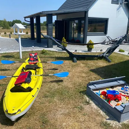 Domek Caloroczny Z Balia 150 M Jezioro, 5 Km Plaza Debki Lubkowo Esterno foto